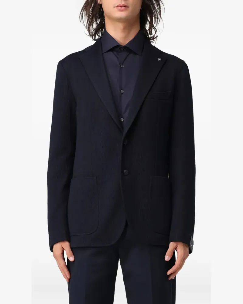 Tagliatore single-breasted blazer - Blau Blau