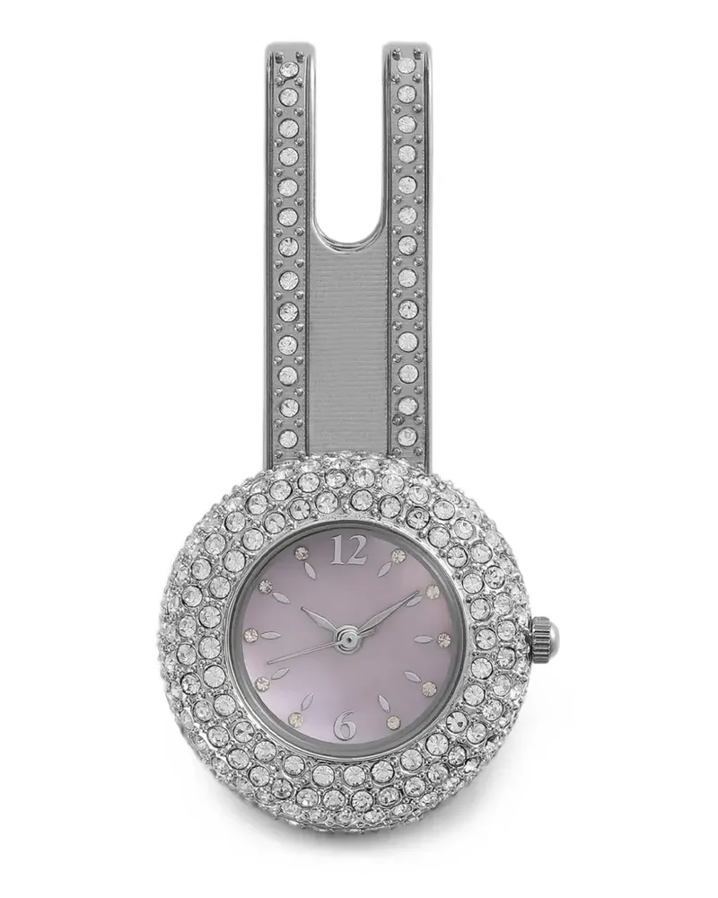 Dolce & Gabbana Brosche mit Strass - Violett Violett