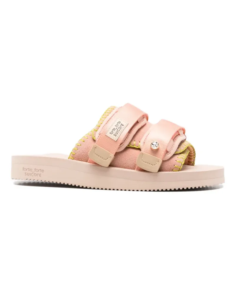 forte_forte x Suicoie Sandalen mit Riemen - Rosa Rosa