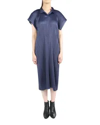 Issey Miyake August dress Blau