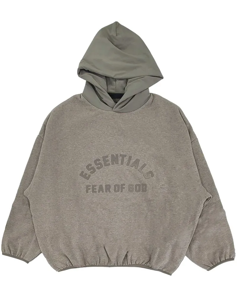 Fear of God Hoodie mit Logo-Patch - Grau Grau