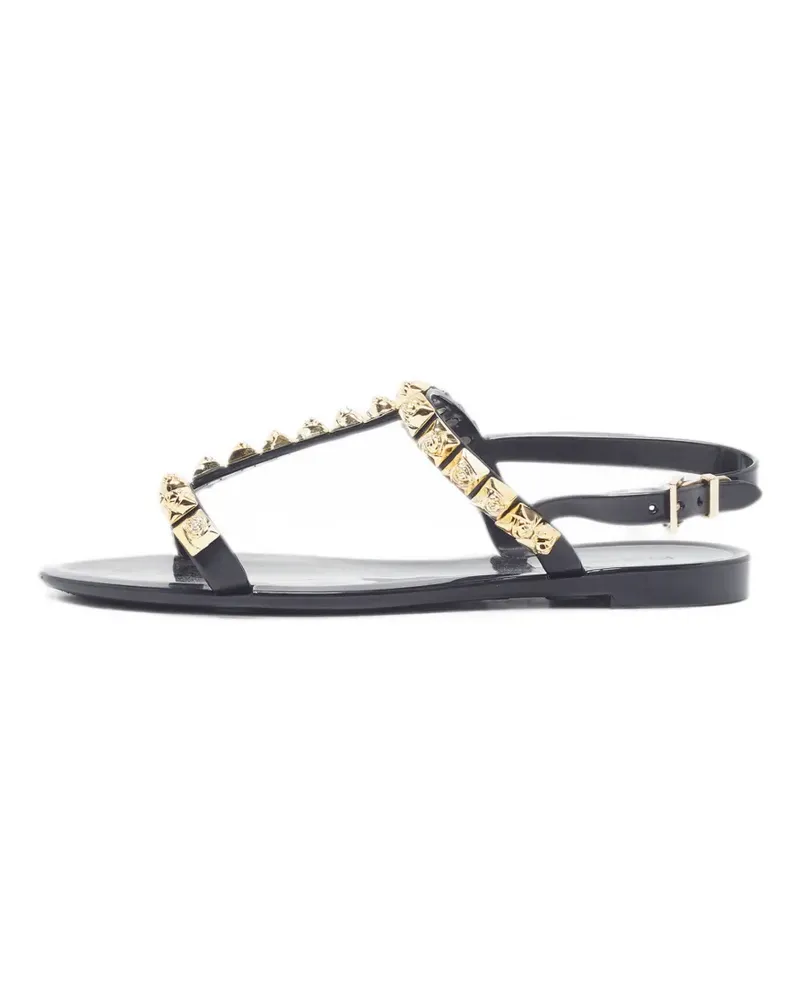 Stuart Weitzman Sandalen mit Zehensteg - Schwarz Schwarz