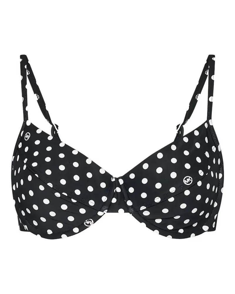 Michael Kors Bikini mit Polka Dots - Schwarz Schwarz