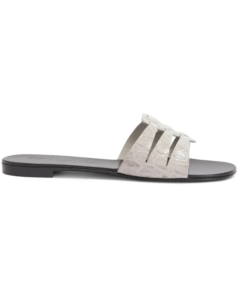 Giuseppe Zanotti Adheline Pantoletten - Grau Grau