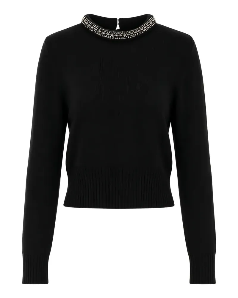 Pinko Berlino crystal-embellished sweater - Schwarz Schwarz
