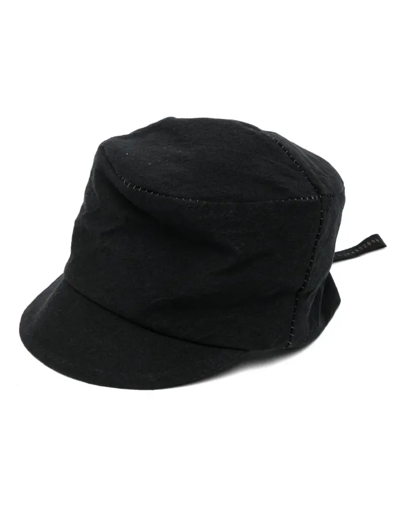 forme d'expression topstitched panelled cap - Schwarz Schwarz