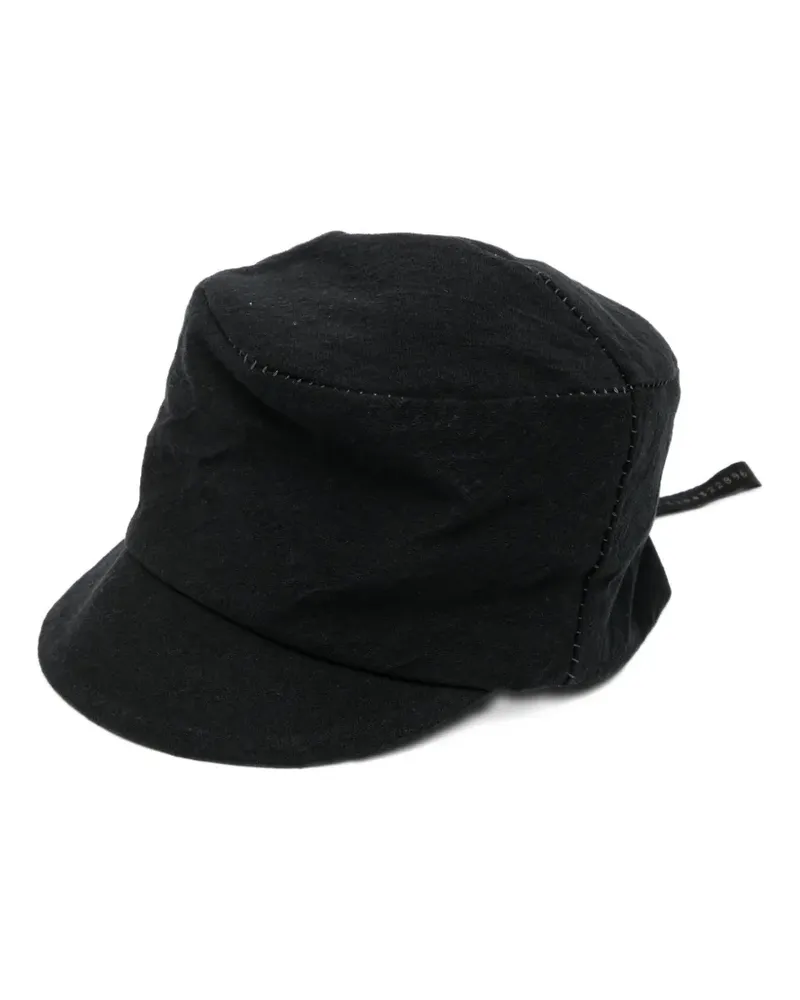 forme d'expression topstitched panelled cap - Schwarz Schwarz