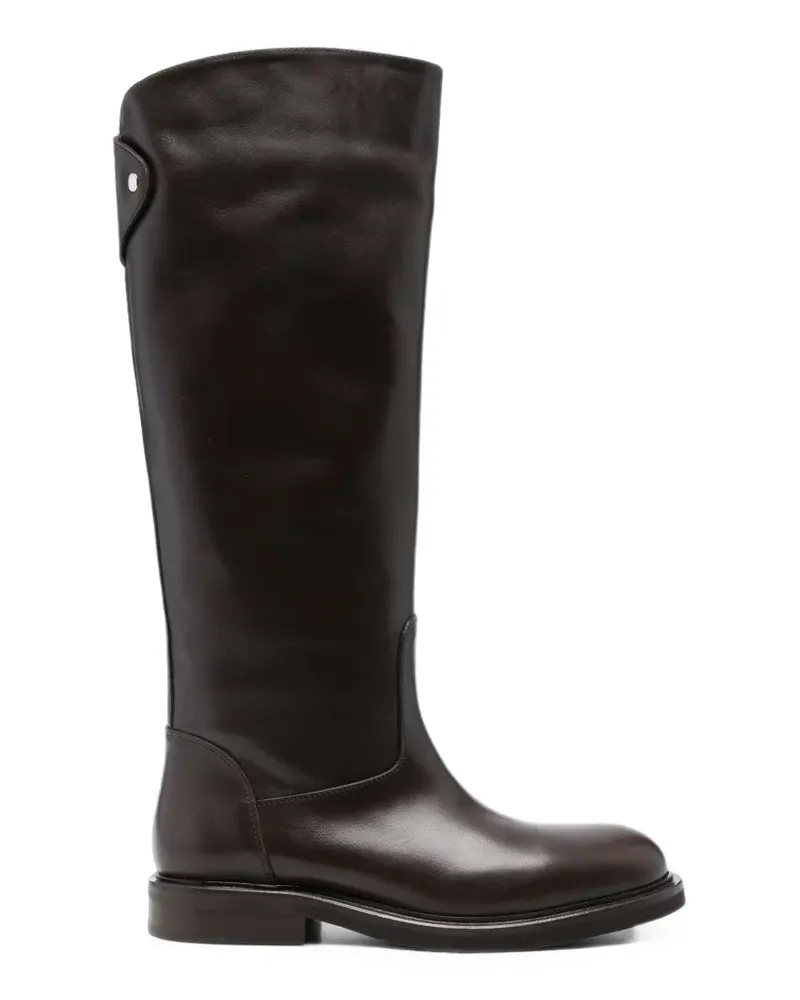 Liska Kniehohe Stiefel mit Reißverschluss - Braun Braun