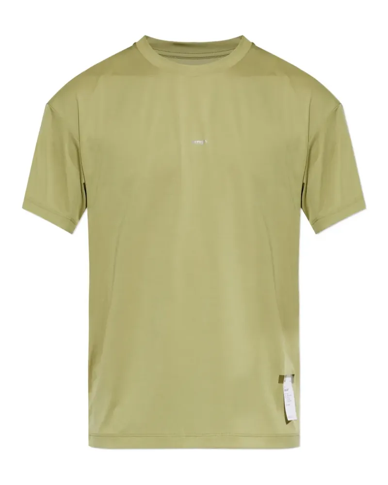Satisfy T-Shirt mit Logo-Print - Grün Grün