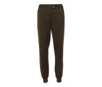 elasticated-cuff track pants - Braun