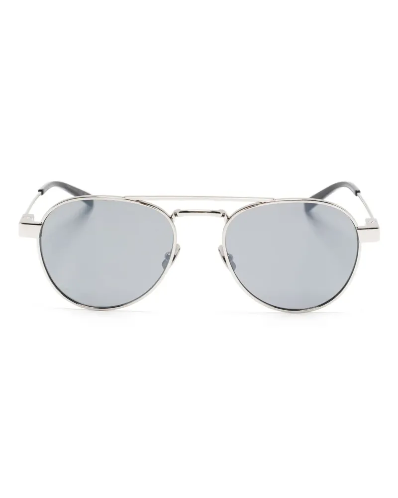 Saint Laurent Getönte Pilotenbrille - Silber Silber
