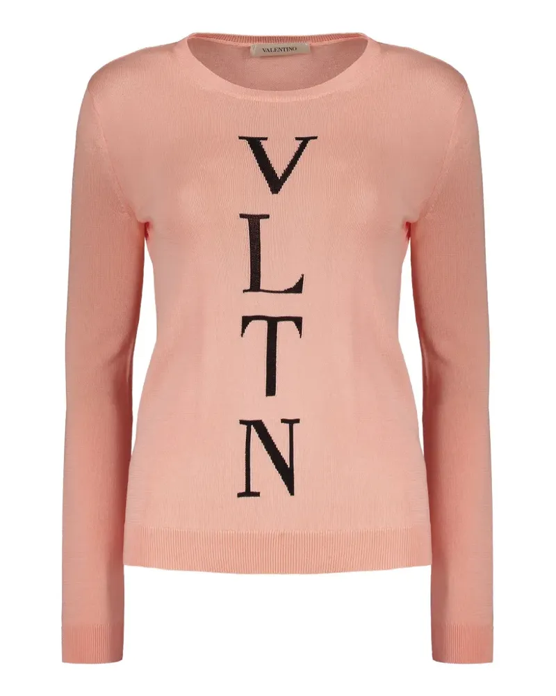Valentino Garavani VLTN logo-print sweater - Rosa Rosa