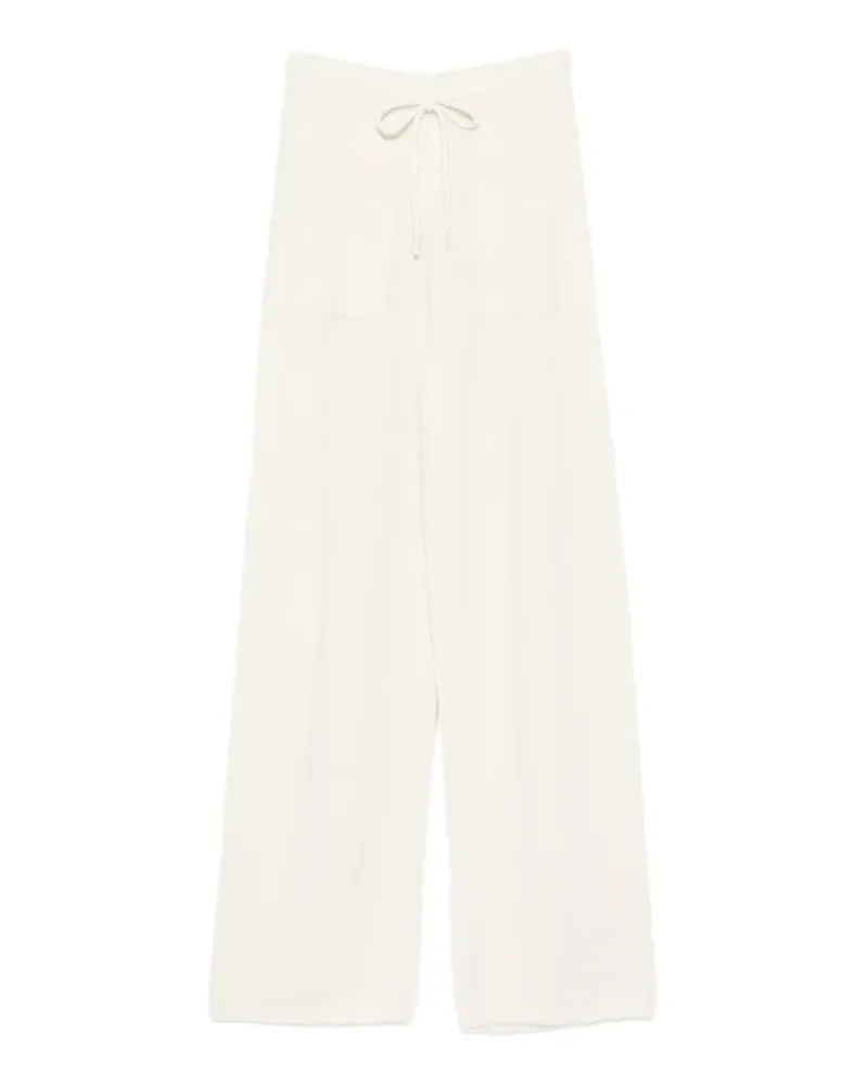 Max Mara Fiabe Hose mit Kordelzug - Weiß Weiß