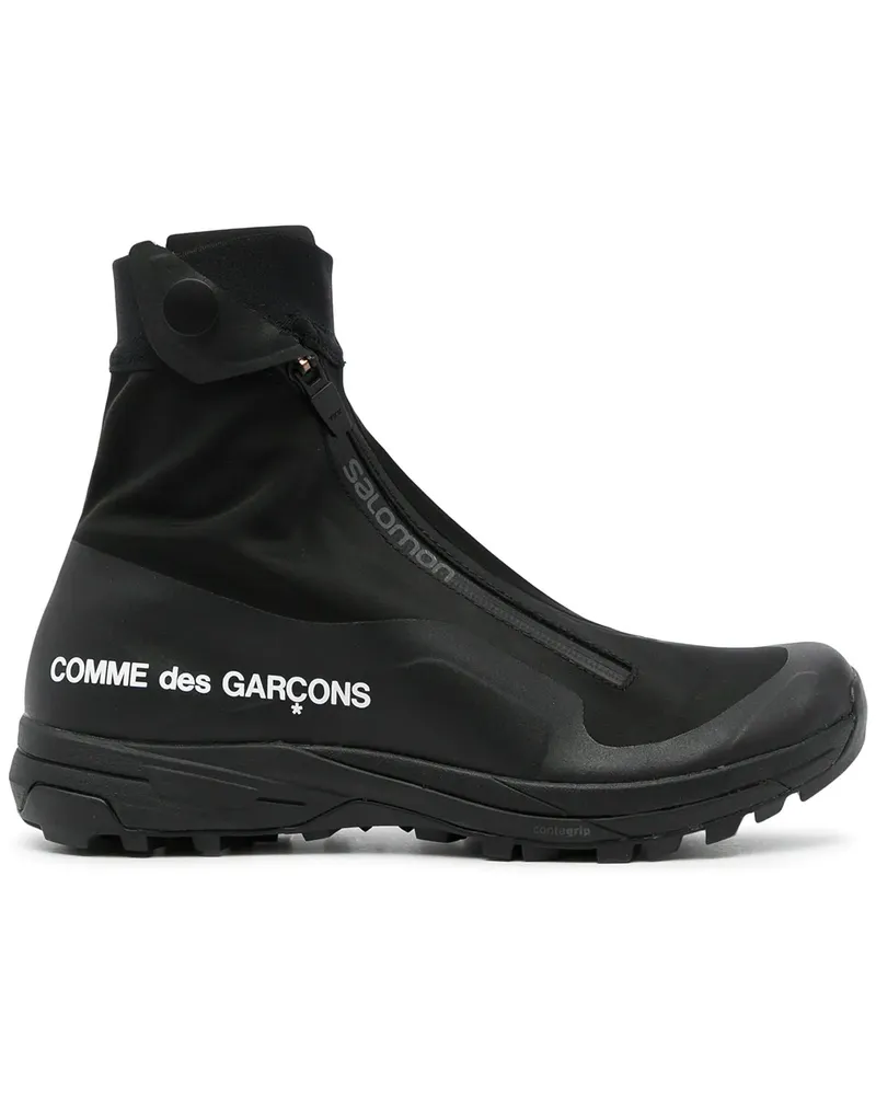 Comme des Garçons x Salomon High-Top-Sneakers - Schwarz Schwarz
