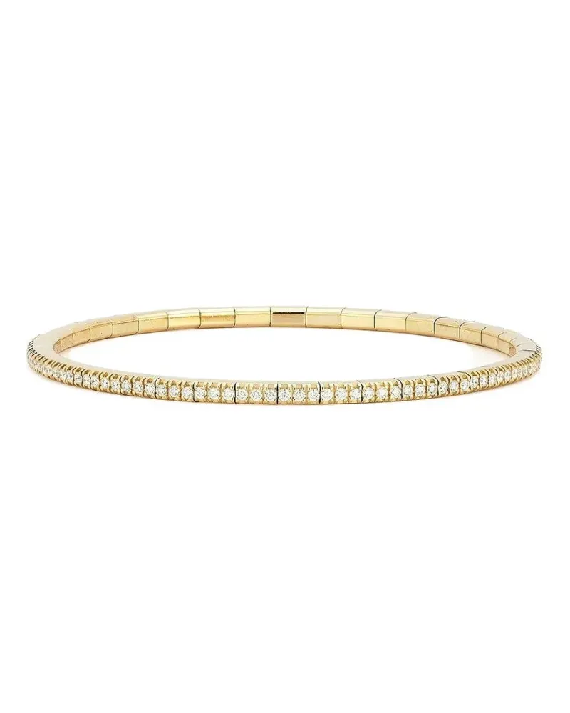 Roberto Demeglio 18K yellow gold Extensible Stretch diamond tennis bracelet Gold