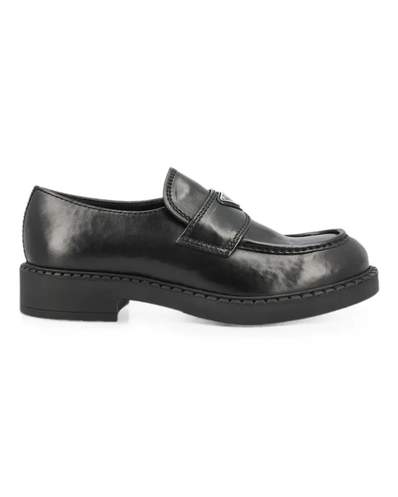 Prada Chocolate square-toe loafers - Schwarz Schwarz