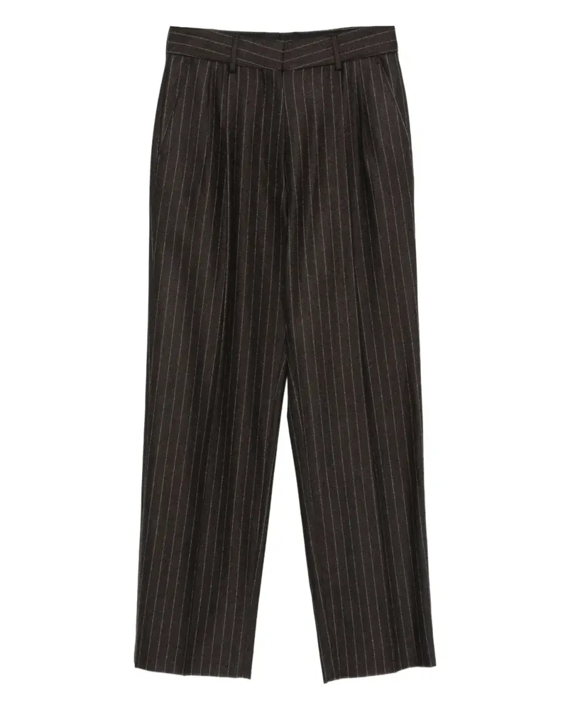 Blazé Milano Gestreifte Hose - Braun Braun