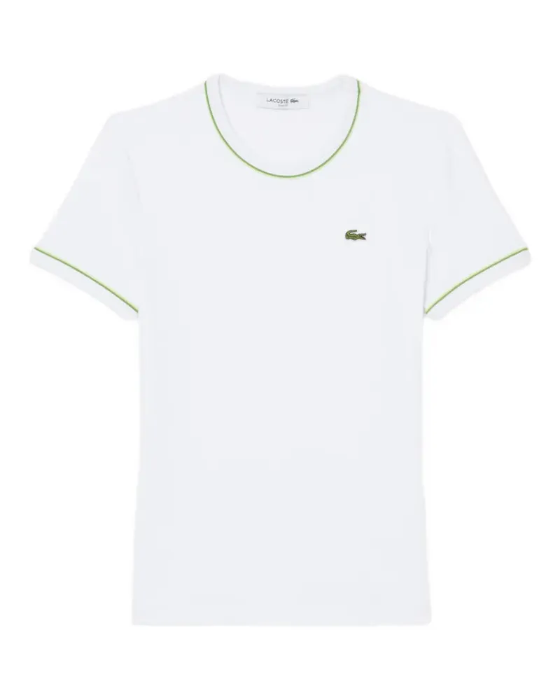 Lacoste T-Shirt mit Rundhalsausschnitt - Weiß Weiß