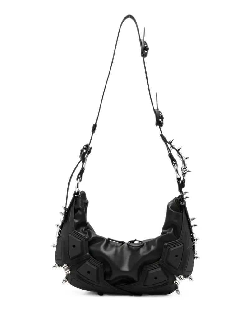 Innerraum stud-embellished panelled shoulder bag - Schwarz Schwarz