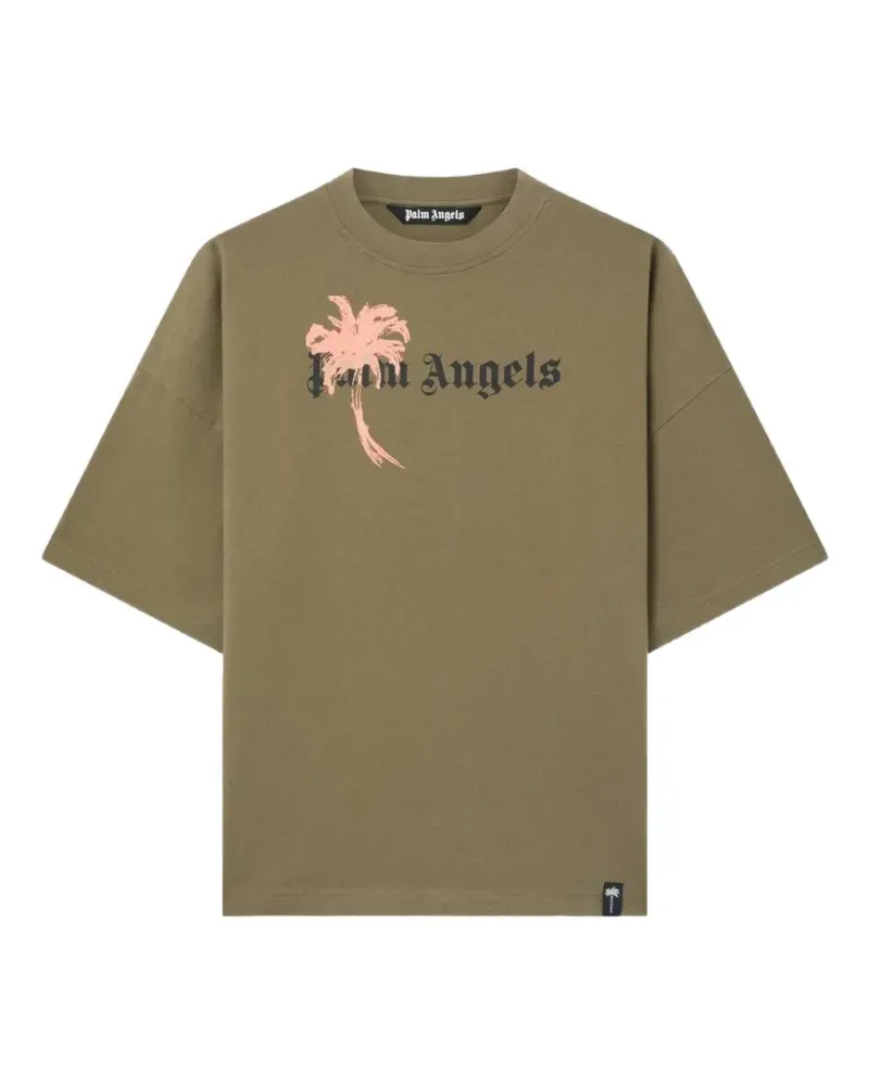 Palm Angels Lockeres Palm Drift T-Shirt - Grün Grün