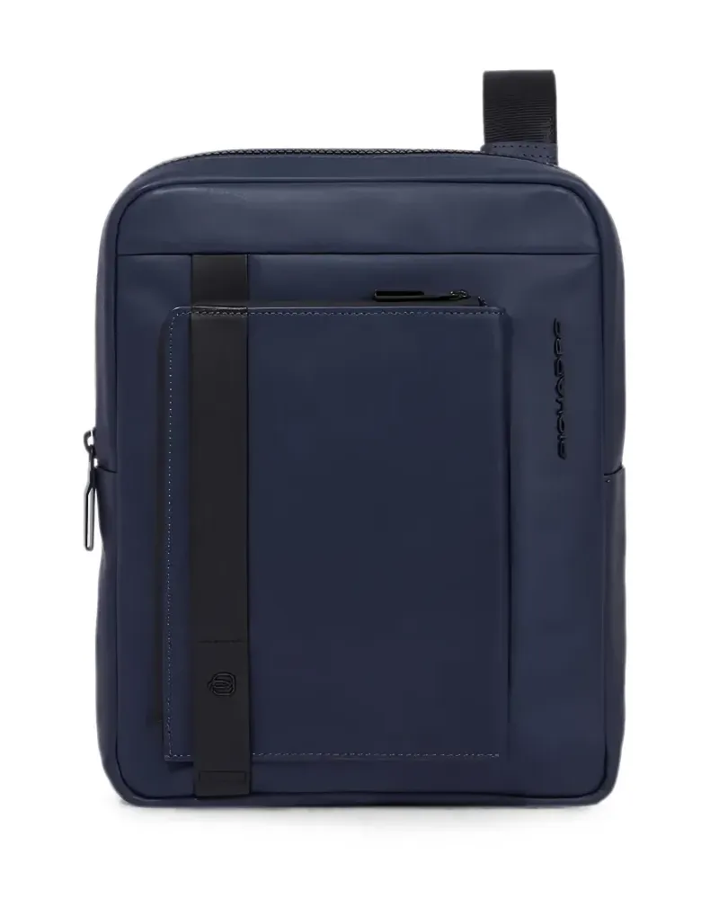 Piquadro Rucksack mit Logo-Prägung - Blau Blau