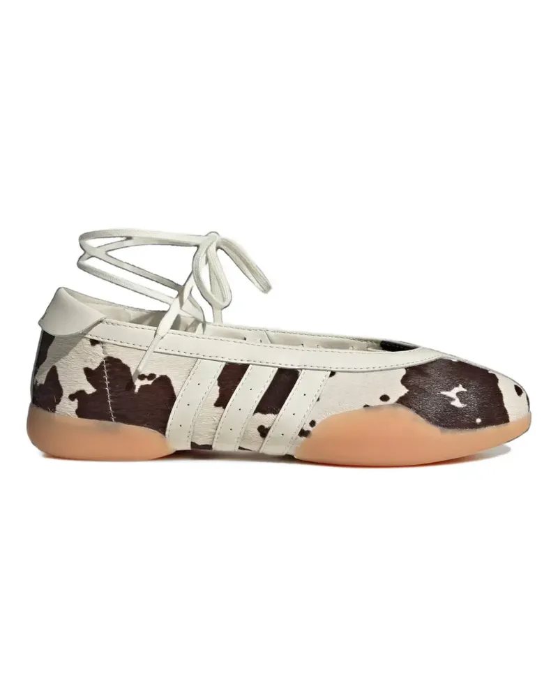 adidas Taekwondo Mei cow-print ballet flats - Braun Braun