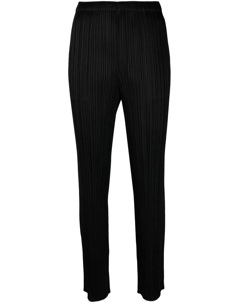 Issey Miyake Hose mit elastischem Bund - Schwarz Schwarz