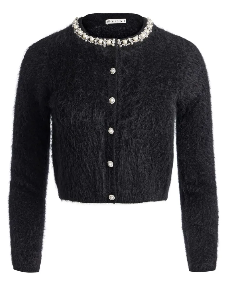 Alice + Olivia Dollie Cardigan - Schwarz Schwarz