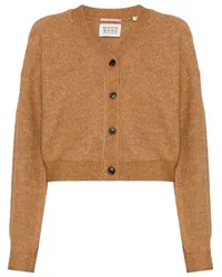 Scotch&Soda Cardigan mit V-Ausschnitt Braun