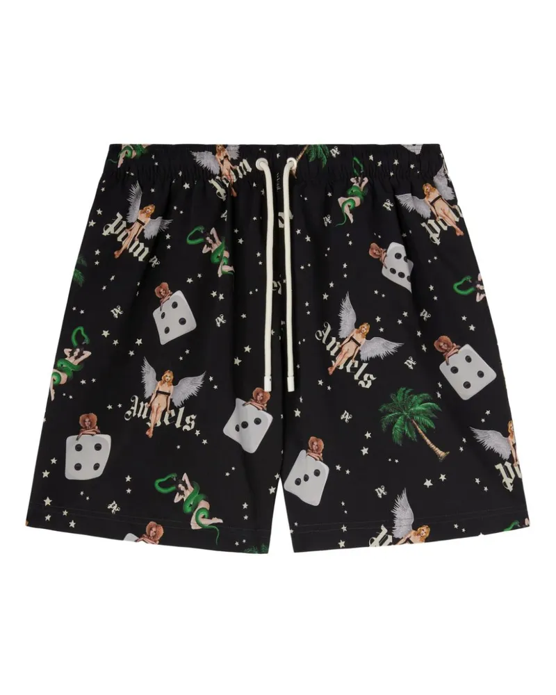 Palm Angels Pin-Up Badeshorts - Schwarz Schwarz