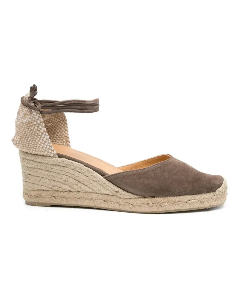 Castañer Carina tie-fastening espadrilles - Braun Braun