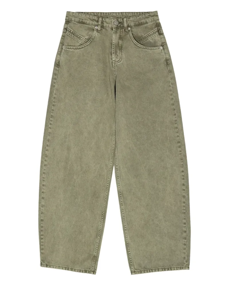 BIMBA Y LOLA Weite Jeans mit Taschendetail - Grün Grün