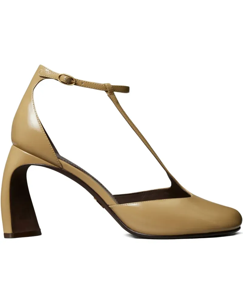 Tory Burch Peeptoe-Schuhe mit T-Riemen 90mm - Braun Braun