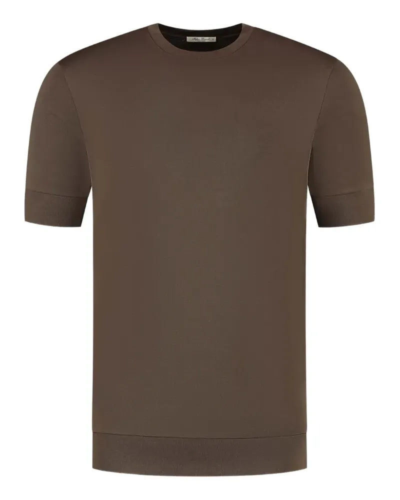 Stefan Brandt crew-neck short-sleeve T-shirt - Braun Braun