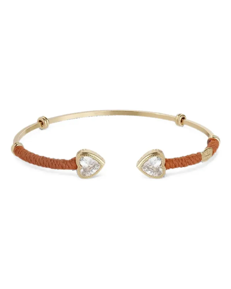 Gas Bijoux Duality Amore bangle bracelet - Gold Gold