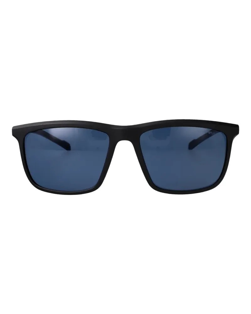 Emporio Armani Sonnenbrille mit eckigem Gestell - Schwarz Schwarz