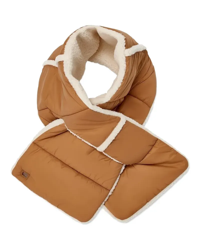 UGG fluff reversible quilted scarf - Braun Braun