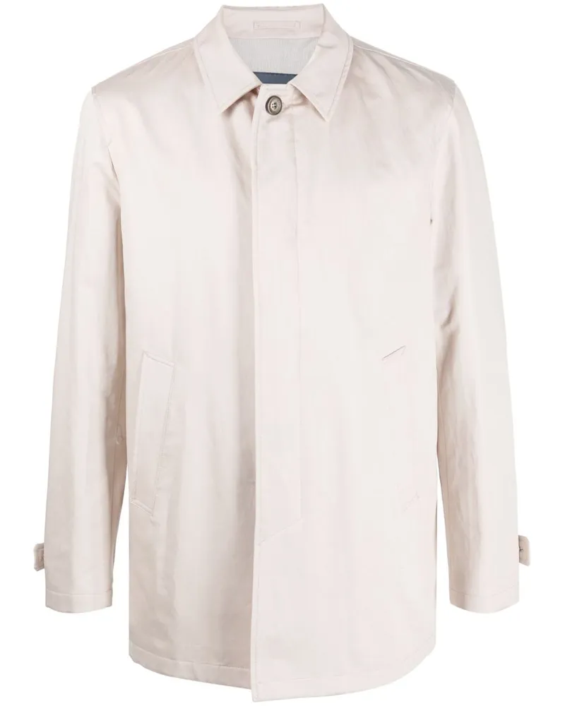 Herno Einreihiger Mantel - Nude Nude