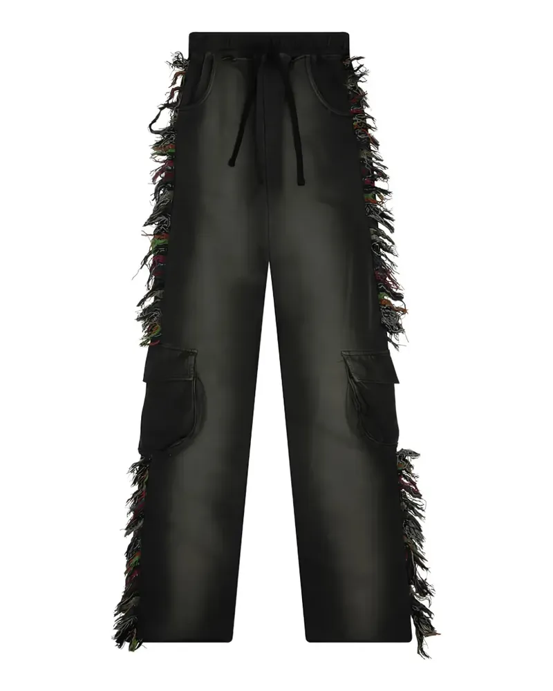 alchemist Know U Rider fringe-trimmed cargo pants - Schwarz Schwarz