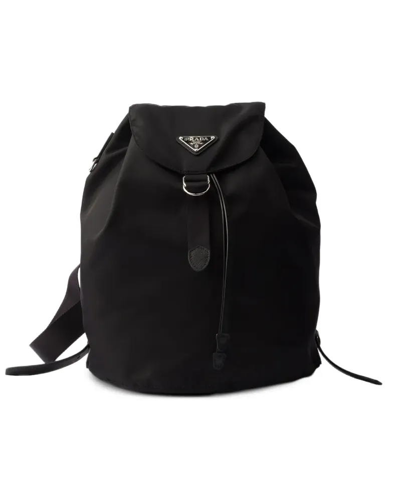 Prada small Re-Nylon backpack - Schwarz Schwarz