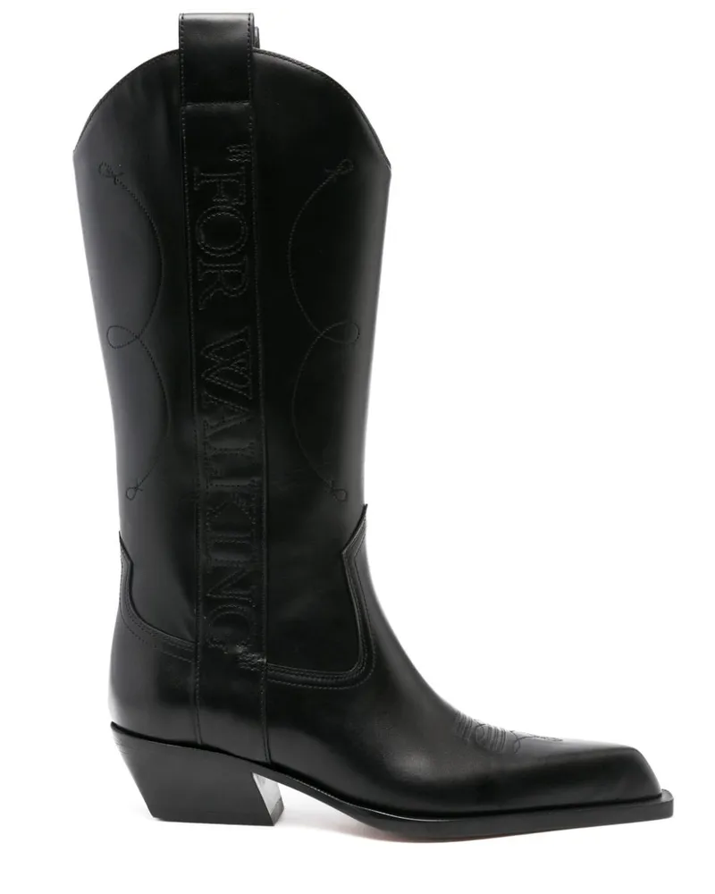 OFF-WHITE Meteor Stiefel mit kubanischem Absatz - Schwarz Schwarz