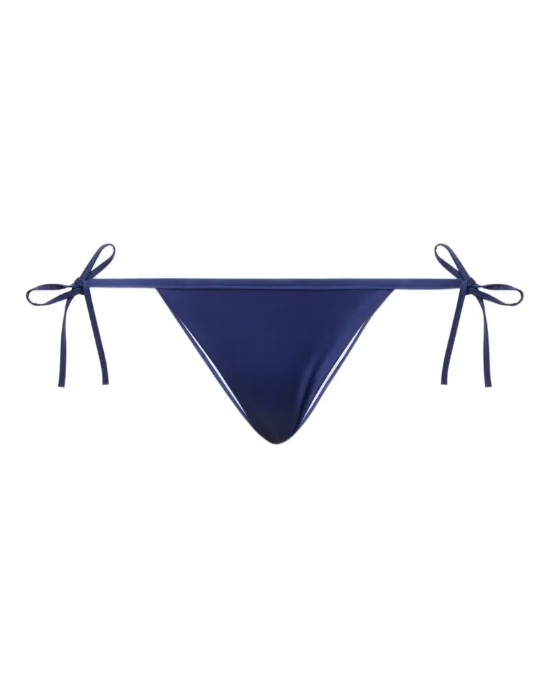Dsquared2 Besticktes Bikinihöschen - Blau Blau