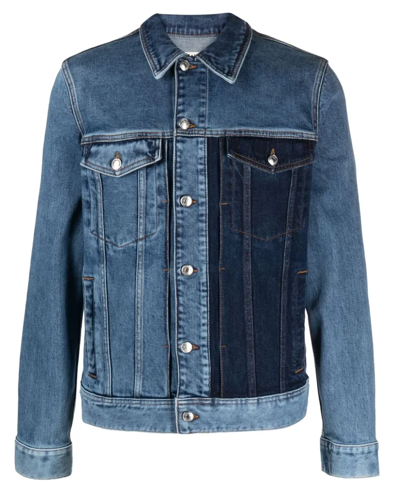 Zadig & Voltaire Jeansjacke in Colour-Block-Optik - Blau Blau