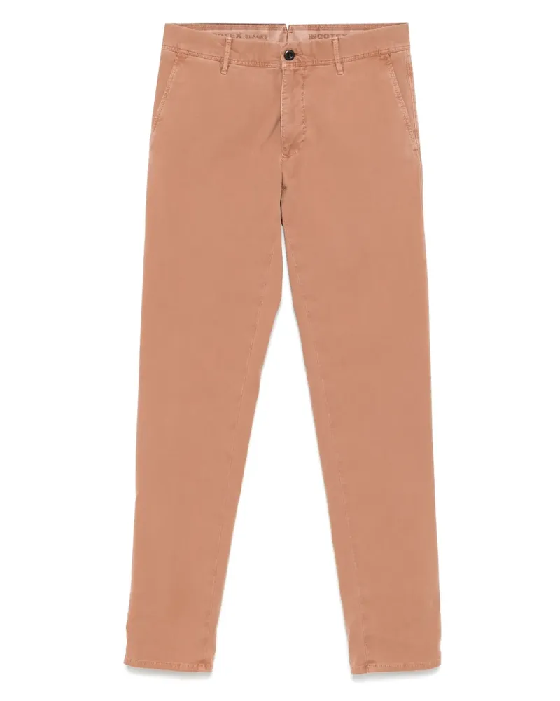 Incotex Hose mit Tapered-Bein - Braun Braun