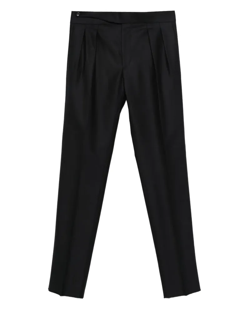 Tagliatore Plissierte Hose - Blau Blau