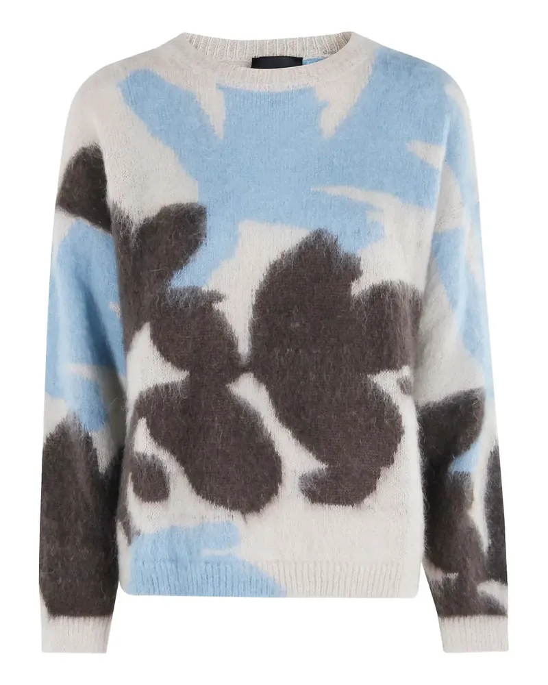 Roberto Collina Ikebana Intarsien-Pullover - Nude Nude