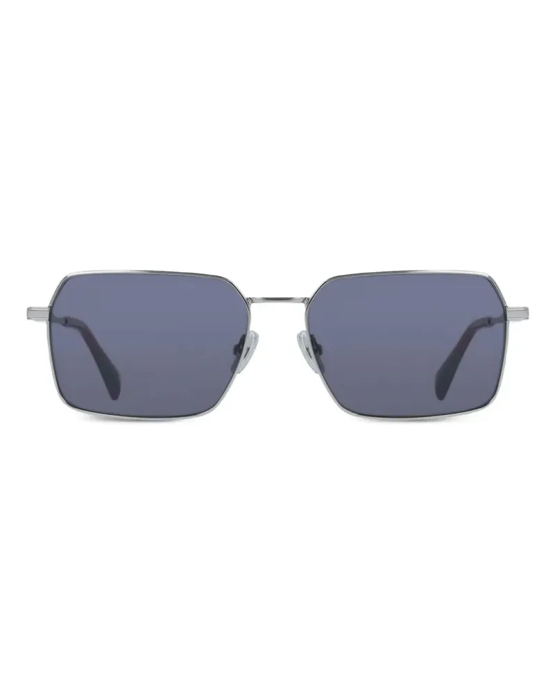 Paul Smith Sonnenbrille mit eckigem Gestell - Silber Silber