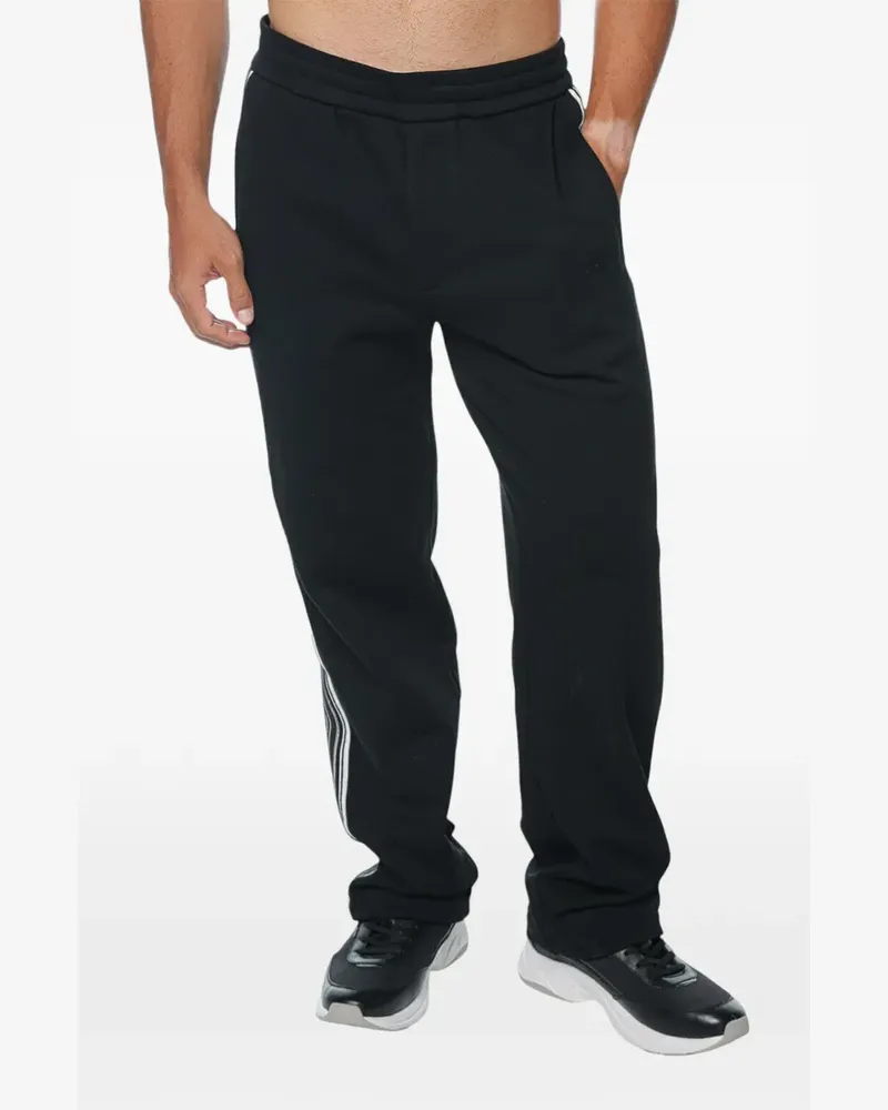Emporio Armani Jogginghose mit Logo-Streifen - Schwarz Schwarz