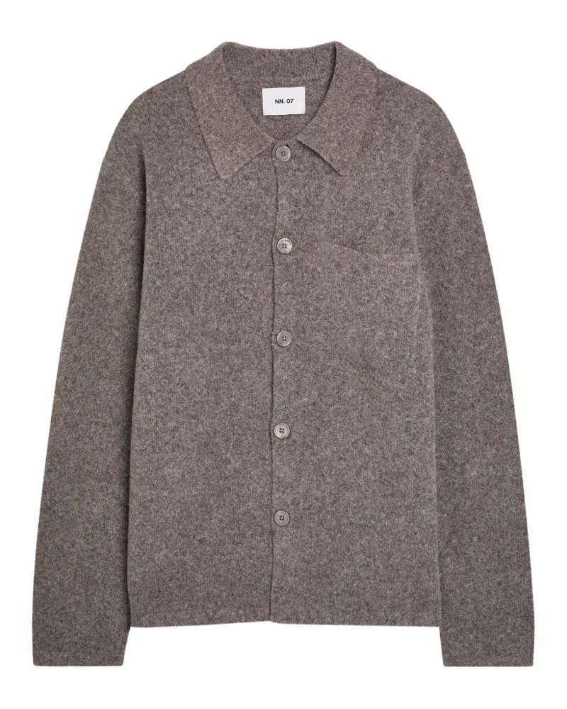 NN 07 Jonas buttoned cardigan - Braun Braun