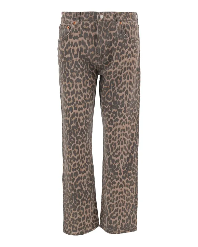RE/DONE Mid Rise Blondie Crop jeans - Braun Braun